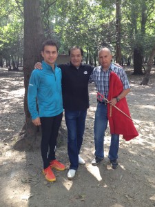 Maestro Alberto  Cossio avec le Matador Jorge Sotelo et Felipe Olivera Chapultepec 2013 11