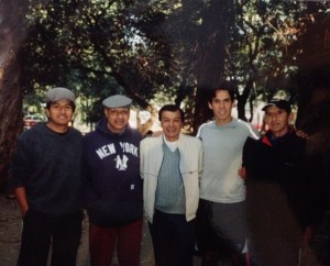 Alberto Cossio au Parc de Chapultepec avec entre autres les Matadors David Silveti et Luis Conrado.